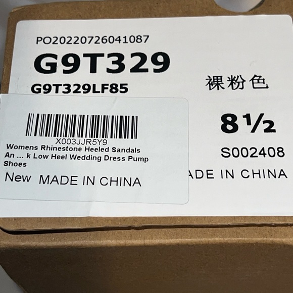 Women’s Open-Toe d'Orsay 2” Heels w Rhinestones & Laser-Cut Detailing, 8.5 Pink - Picture 11 of 11